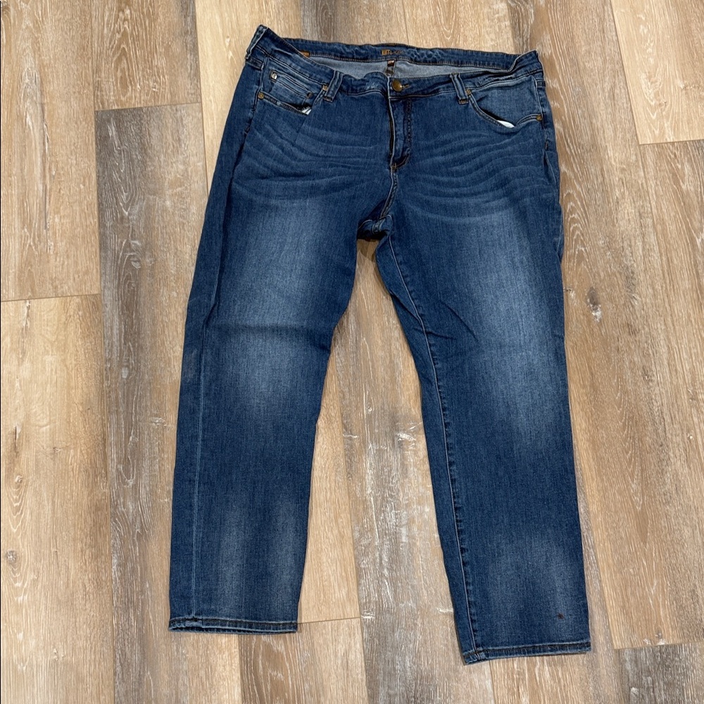 Kut from the Kloth Dark Blue Ankle Jeans